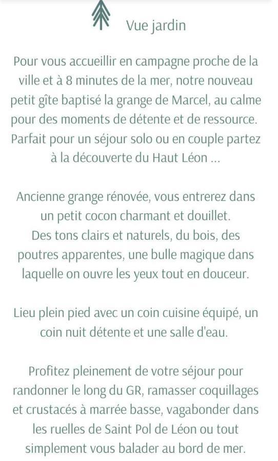La Grange De Marcel Villa Saint-Pol-de-Leon Ngoại thất bức ảnh